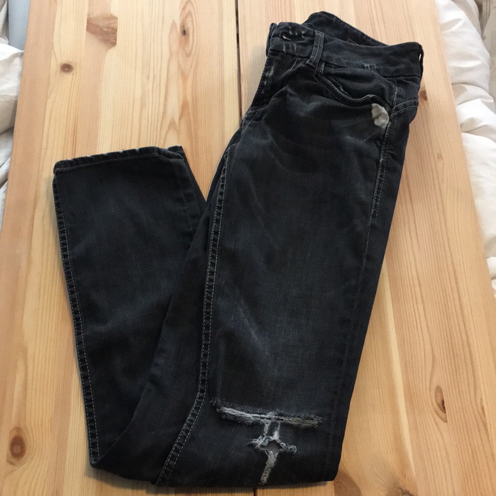 William Rast Distressed Skinny Jeans